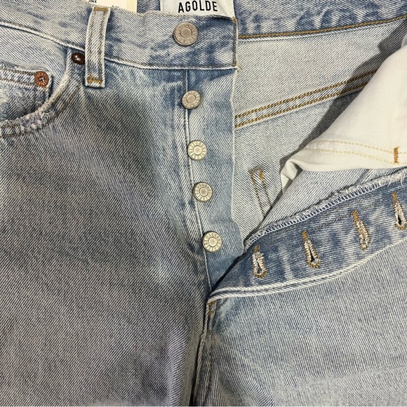 Agolde Dee Vintage High Rise Shorts Denim Size 23 Style 30630 - Picture 5 of 8